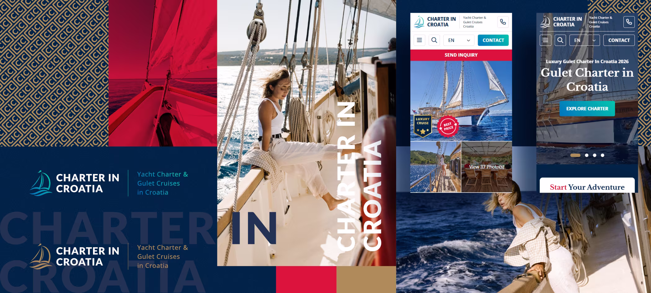 charter in croatia brand project by studio simple