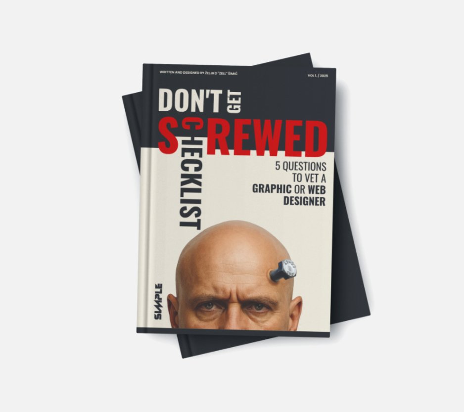 Don't get screwed checklist: 5 questions to vet a graphic or web designer by studio simple