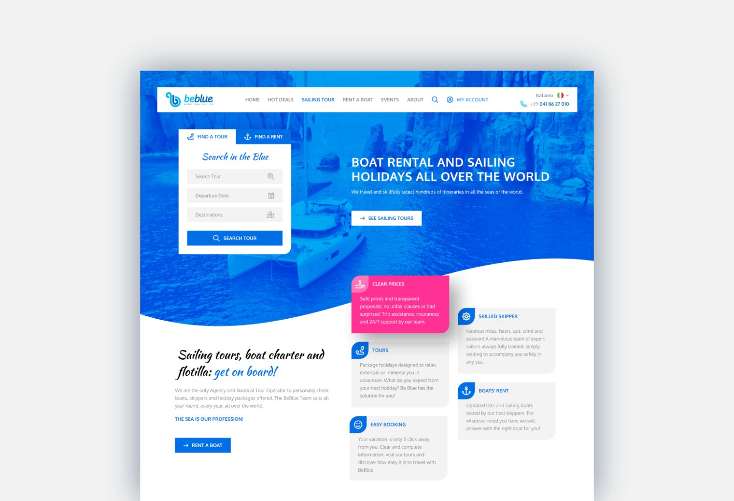 New Secret Adriatic website by studio Simple