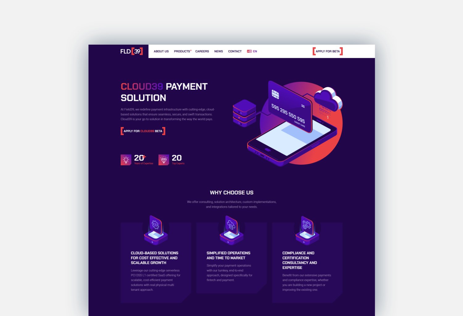 New FLD39 website by studio Simple
