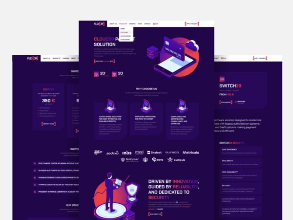 FLD39 website by studio Simple