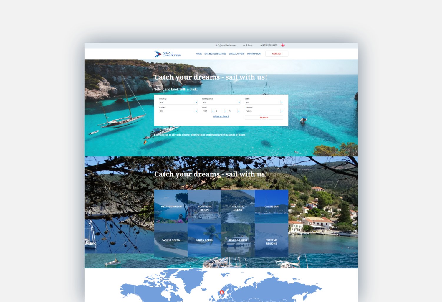 Old Next Charter website