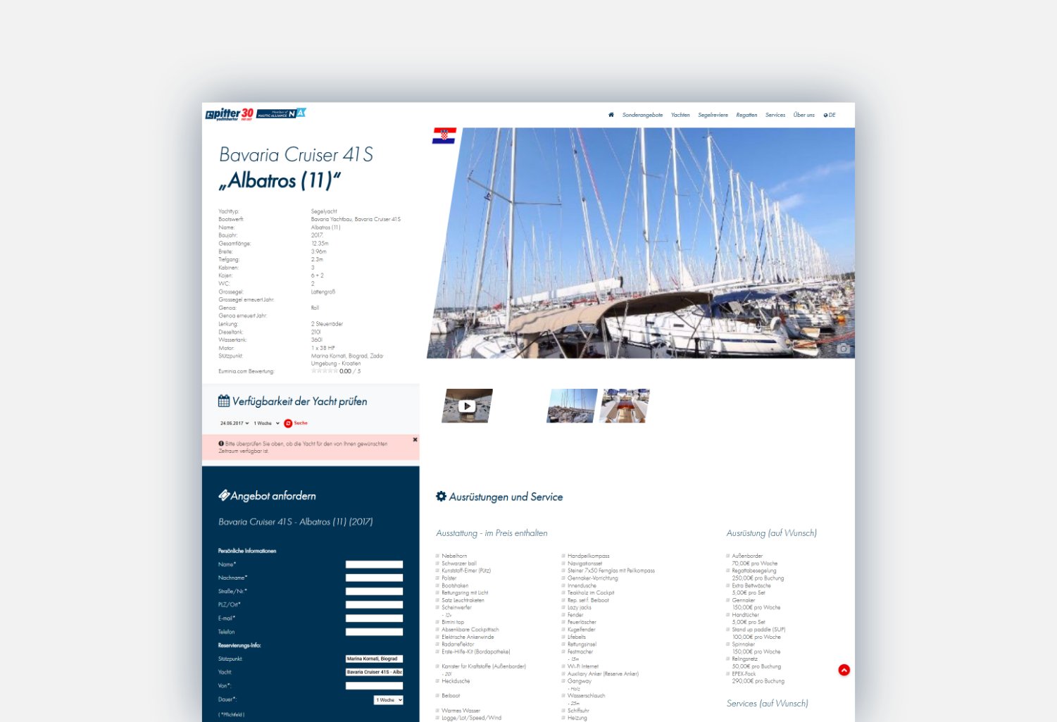 Old Secret Adriatic website